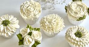 Wedding Cupcakes Aren't Hard To Decorate! I Will Show You How Step By Step - ZIBAKERIZ