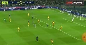 Abdul Salis Samed defending Messi and Mbappe | Paris Saint Germain v RC Lens