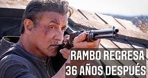 Sylvester Stallone vuelve a ser Rambo 36 años después de la primera entrega