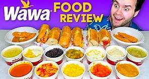 I tried Wawa's FULL MENU for the FIRST TIME! - Fast Food Review