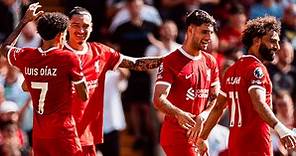 Liverpool goleó 3-0 a Aston Villa con Luis Díaz y Darwin Núñez por la Premier League 2023/24