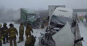 4 dead in pileup with at least 46 vehicles in Ohio, authorities say