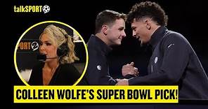 NFL Network Host Colleen Wolfe Makes Her Super Bowl Prediction Live On talkSPORT! 👏