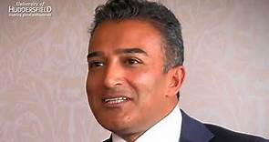 Adil Ray, broadcaster, tv presenter & Huddersfield graduate returns to collect an Honorary Doctorate