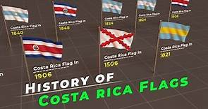 timeline of Costa Rica Flag | History of Costa Rica Flag | Flags of the world |