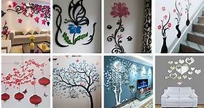 Wall Sticker Design Ideas 2023 || Room Decorating Ideas || Wall Stickers || Wall Design