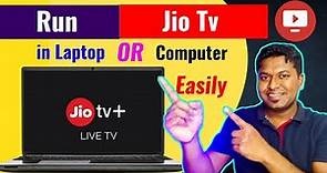 Jio Tv Play in Laptop || Run Jio Tv in PC || Install JioTv in Computer | Watch jioTv in Windows