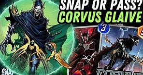 CORVUS GLAIVE 👽⚔️ Details & Mechanics! | Snap or Pass | Marvel Snap