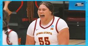 Iowa State's Audi Crooks Drops 40 PTS in 1st Round vs. Maryland | 2024 March Madness