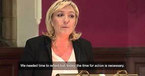 Marine Le Pen - Full Address and Q&A (English Subtitles)