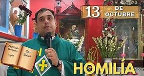EVANGELIO DE HOY viernes 13 de Octubre del 2023 - Padre Arturo Cornejo