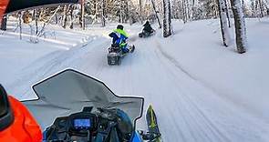 2022 Upper Michigan Snowmobiling Twisty Trails - UP Marquette