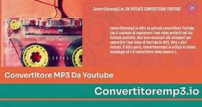 Convertitore da YouTube a MP3 - YouTube to mp3