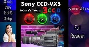 The Sony CCD-VX3 camcorder -Full review