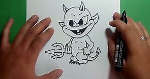 Como dibujar un demonio paso a paso 3 | How to draw a demon 3
