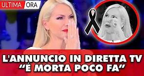 Federica Panicucci in lacrime: l'annuncio choc in diretta TV: “ é morta poco fa ”