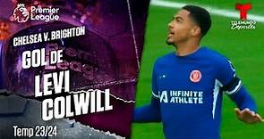 Goal Levi Colwill - Chelsea v. Brighton 23-24 | Premier League | Telemundo Deportes