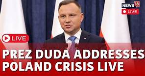 Polish President Andrzej Duda Speaks To Media After Meeting With Prime Minister Donald Tusk | LUVE