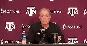 Texas A&M head coach Jimbo Fisher discusses loss at Tennessee