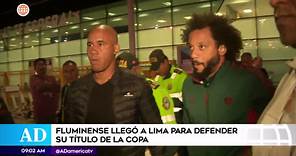Fluminense llegó a Perú para enfrentar a Alianza Lima por Libertadores