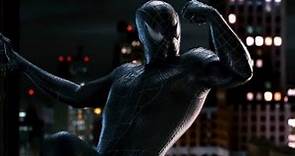 spider-man 3 all black suit scenes