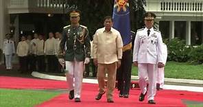 Full Military Honors for President Rodrigo Roa Duterte 6/30/2016