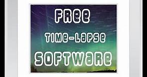 Free Time Lapse Software