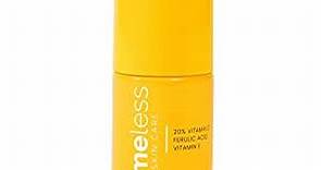 Timeless Skin Care 20% Vitamin C + E Ferulic Acid Serum - 1 Fl Oz - Lightweight, Non-Greasy Formula - Use Daily to Brighten, Restore & Correct Skin - Recommended for All Skin Types
