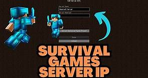 Minecraft Survival Games Server IP 2024
