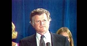 Ted Kennedy acknowledges he won't win 1980 Democratic nomination