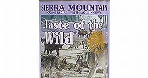 Taste of the Wild Sierra Mountain Canine Recipe with Lamb in Gravy 13.2oz