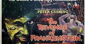 The Revenge of Frankenstein (1958) movie review. Hammer horror. Peter Cushing.