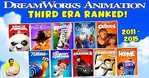 DreamWorks Animation - Dark Age RANKED Worst to Best (Third Era 2011-2015)