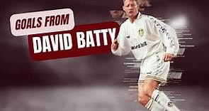 David Batty's career goals