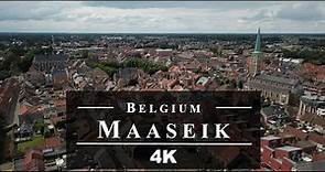 Relaxing Maaseik 🇧🇪 Drone Aerial 4K | Belgium Belgien Kingdom of Belgium