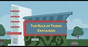 The Rule of Three: Explained