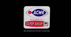 1977 Acme Super Saver Vacation Sale Commercial with Gene Crane WPVI Channel 6 Action News 6 29 77