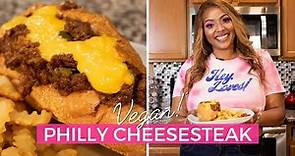 Vegan Philly Cheesesteak | Vegan Cheez Whiz recipe | Chef Joya