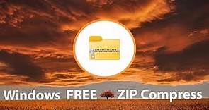 How to use Microsoft free winzip in windows