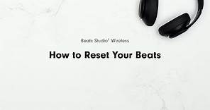 How to Reset Your Beats | Beats Studio3 Wireless