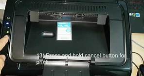 HP LaserJet Pro P1102w Printer(CE658A), How to configure wireless settings