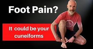 Pain On The Top Of Your Foot? Try this Cuneiform Adjustment | Ed Paget