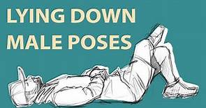 Life Drawing | Lying Down Poses (Male)