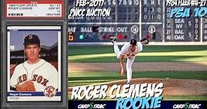 1984 Roger Clemens rookie card; Fleer Update PSA 10