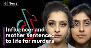 TikTok star and mother jailed for life for double murder