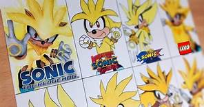Drawing SUPER SILVER in Different Styles | SONIC THE HEDGEHOG