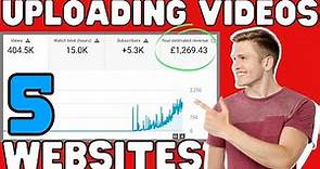 Websites To Upload Videos And Get Paid | 5 Websites Pay You Money Upload Videos