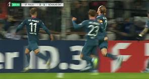 Johannes Eggestein with a Goal vs. Schalke 04
