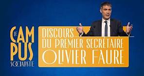 Discours d'Olivier Faure, Premier secrétaire, au #CamPuS23