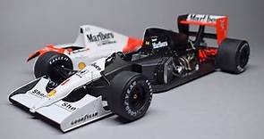 Building Senna's MP4/6 Full Build McLaren Fujimi 1/20 F1 Scale Model